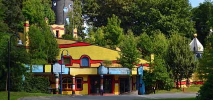 Hundertwasserhaus im Grugapark in Essen