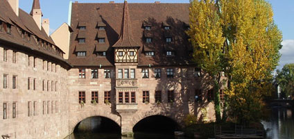 Geistspital in der Altstadt Nürnbergs
